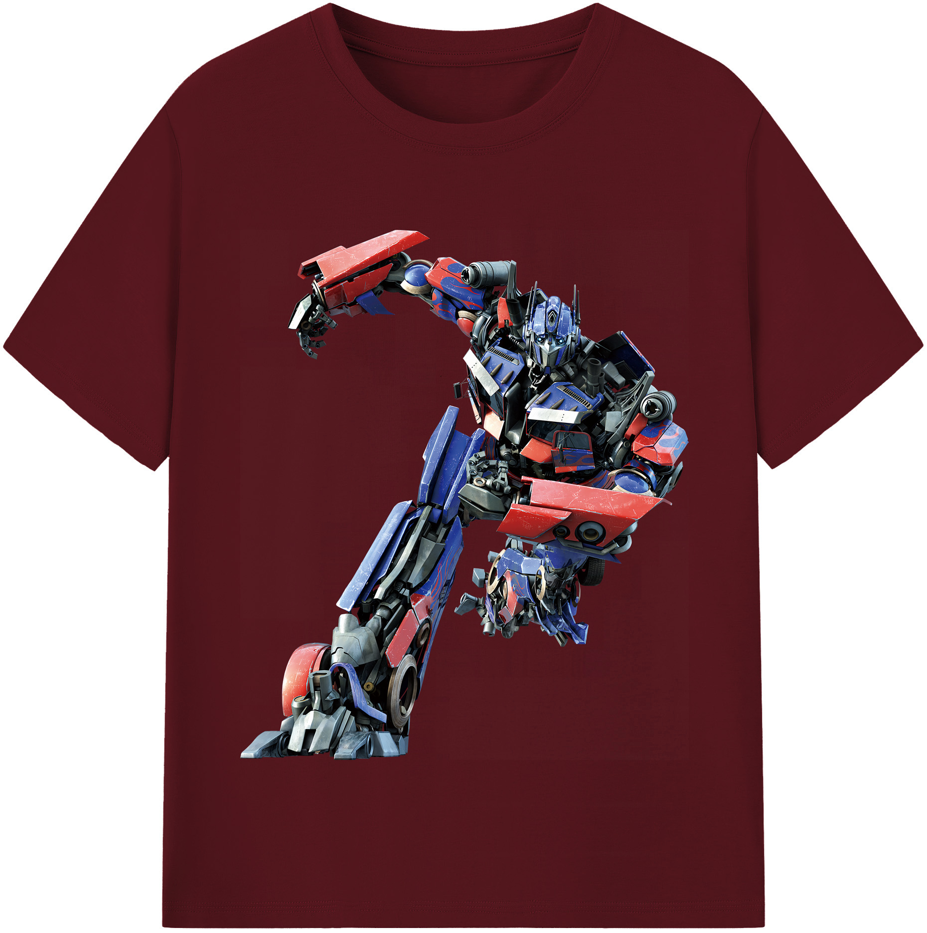 （画像用） Transformers トランスフォーマー 綿100％半袖Tシャツ（フロントプリント）